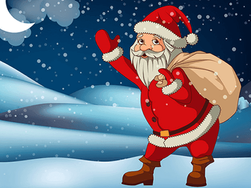 Santa Claus Gift Bag Jigsaw gameplay