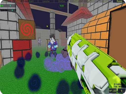 Zumbie Blocky Land 2022 gameplay