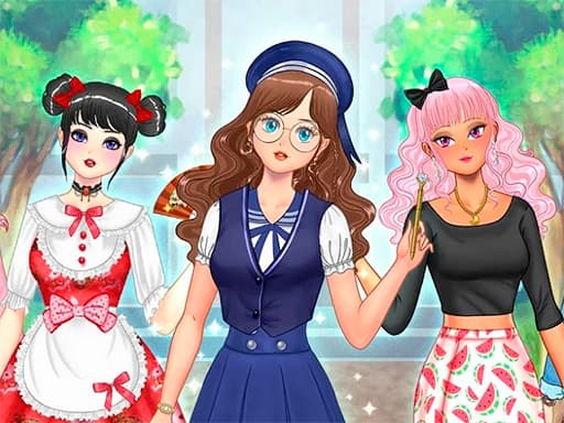Kawaii High School Teacher Dress Up gameplay