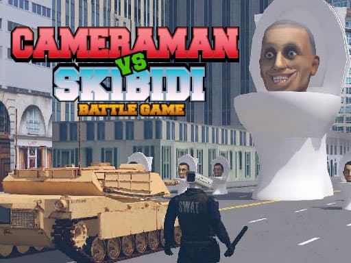 Cameraman vs Skibidi Battle Game gameplay