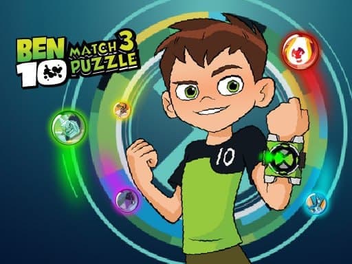 Ben 10 Match 3 Puzzle gameplay