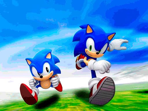 Sonic Jigsaw Puzzle Collection gameplay