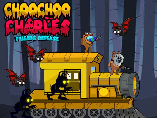 ChooChoo Charles Friends Defense gameplay