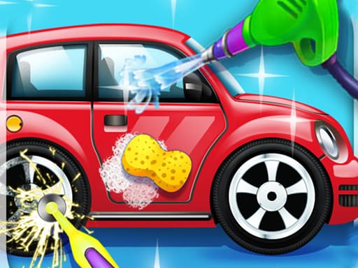 Car wash game gameplay