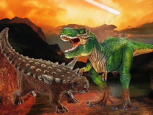 Dinosaurs Fight Jigsaw gameplay