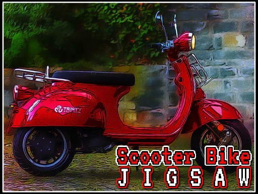 Scooter Bike Jigsaw gameplay