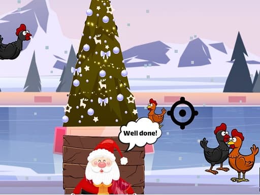 Christmas Chicken Shoot gameplay