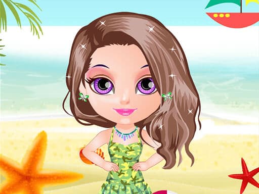 Beach Dress Up gameplay
