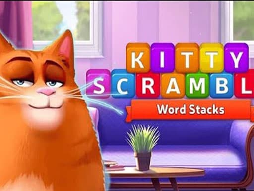 Kitty Scramble Stack Word gameplay