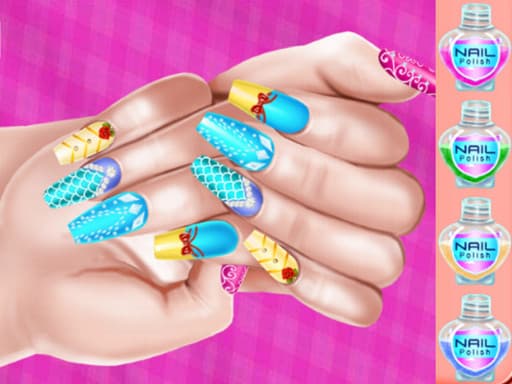 Princess Theme Nail Art DIY gameplay