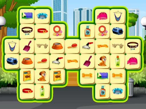 Pet Care Mahjong gameplay
