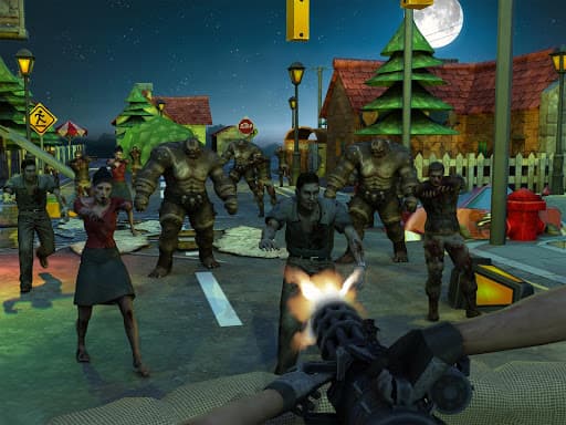 Player vs Zombie gameplay