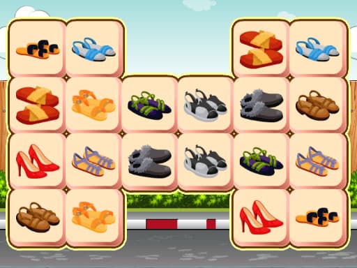 Girls Sandals Mahjong gameplay