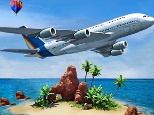 Airplane Simulator Island Travel gameplay