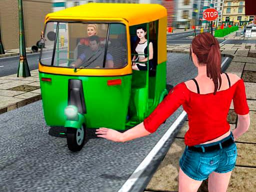 Public Tricycle Rickshaw Driver gameplay