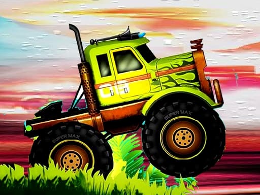 Crazy Monster Trucks Difference gameplay