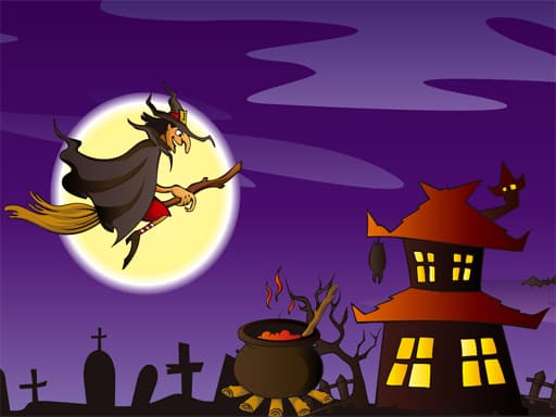 Halloween Illustrations Jigsaw Puzzle gameplay