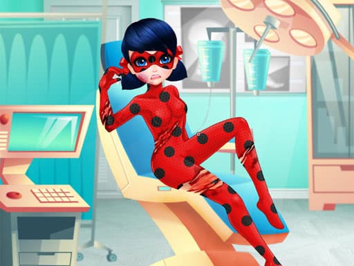 Dotted-Girl Ambulance For Superhero gameplay