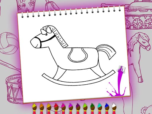 Coloring Book: Toy Shop gameplay