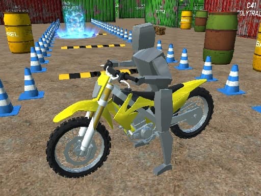 Parking Bike 3D Game gameplay