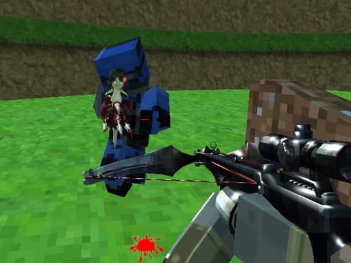 Pixel Paintball Ruins Fun gameplay