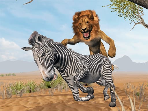 Lion King Simulator: Wildlife Animal Hunting gameplay