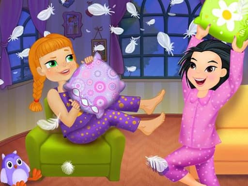 Crazy Pillow Fight Party gameplay