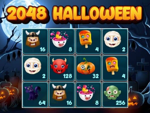 2048 Halloween gameplay