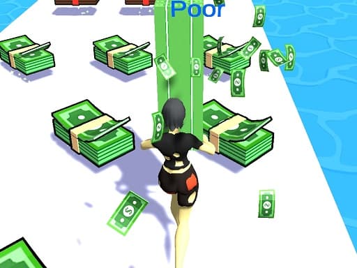 Girl Money Rush gameplay