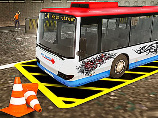 Vegas City Highway Bus: Parking Simulator gameplay