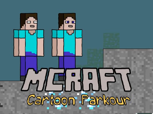 Mcraft Cartoon Parkour gameplay