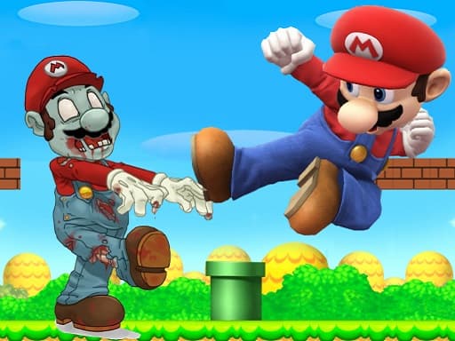 Super Mario Shoot Zombies gameplay