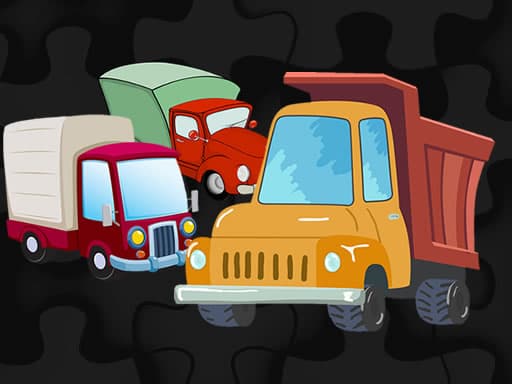 Cartoon Truck Jigsaw gameplay