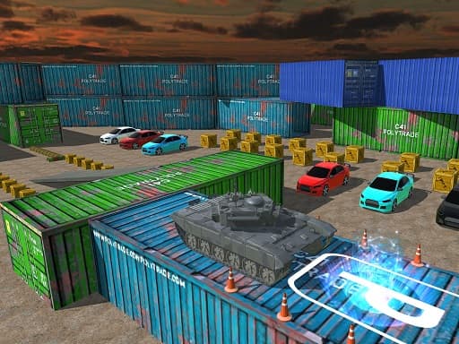 Tank Parking 3D Sim gameplay