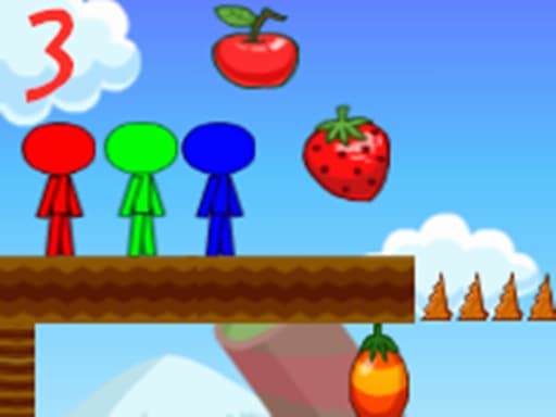 Stickman Bros In Fruit Island 3 gameplay