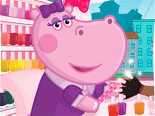 Hippo Manicure Salon Game gameplay