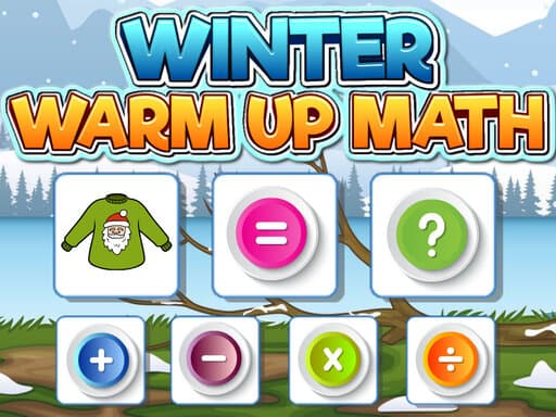 Winter Warm Up Math gameplay