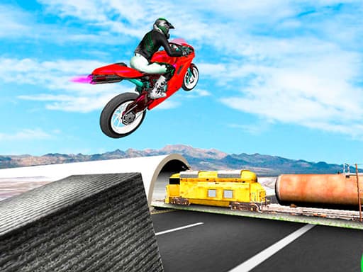 Highway Traffic Bike Stunts gameplay